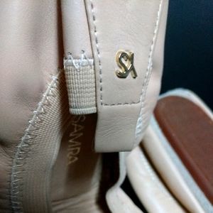 Yosi Samra foldable leather ballet flats